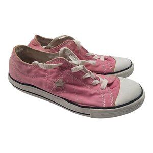Converse One Star Pink Juniors Size 6 Sneakers Skater Shoes